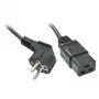 Lindy τροφοδοτικό μαύρο 2 m CEE7/4 IEC C19