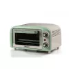 Ariete 3919 ηλεκτρικός μίνι φούρνος Vintage, 800 W, χωρητικότητα 10 L, διπλό γυαλί, ρετρό, πράσινο