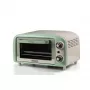 Ariete 3919 ηλεκτρικός μίνι φούρνος Vintage, 800 W, χωρητικότητα 10 L, διπλό γυαλί, ρετρό, πράσινο