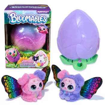 Hatchimals Bloomables από , Puppyfly Έκπληξη Διαδραστικό παιχνίδι & λουλούδι με επαναλαμβανόμενη αποκάλυψη & μεταμόρφωση, 100+ ήχοι & αντιδράσεις (τα στυλ ποικίλλουν), παιδικό παιχνίδι για κορίτσια & αγόρια