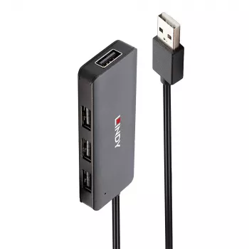 USB Hub Lindy 4 Θύρες USB 2.0 Hub