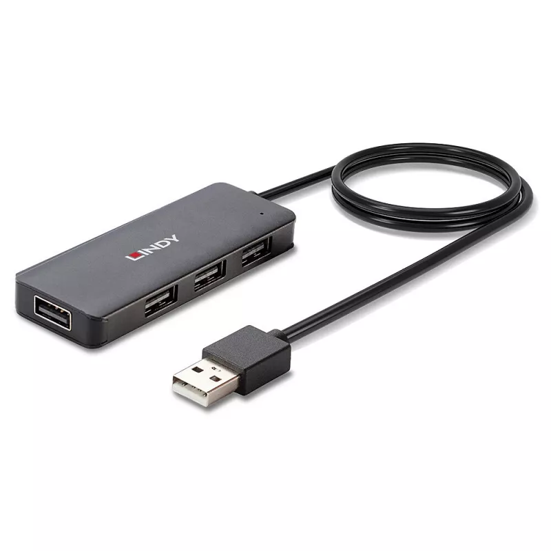 USB Hub Lindy 4 Θύρες USB 2.0 Hub