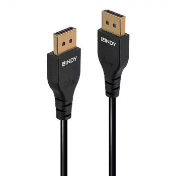 Lindy 1m λεπτό καλώδιο DisplayPort 1.4, 1 m, DisplayPort, DisplayPort, βύσμα αρσενικό, βύσμα αρσενικό, 7680 x 4320 Pixel