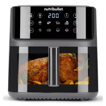 NutriBullet CrispLite Vision Single 8 L συσκευή 2000 W φριτέζα αέρα Μαύρο
