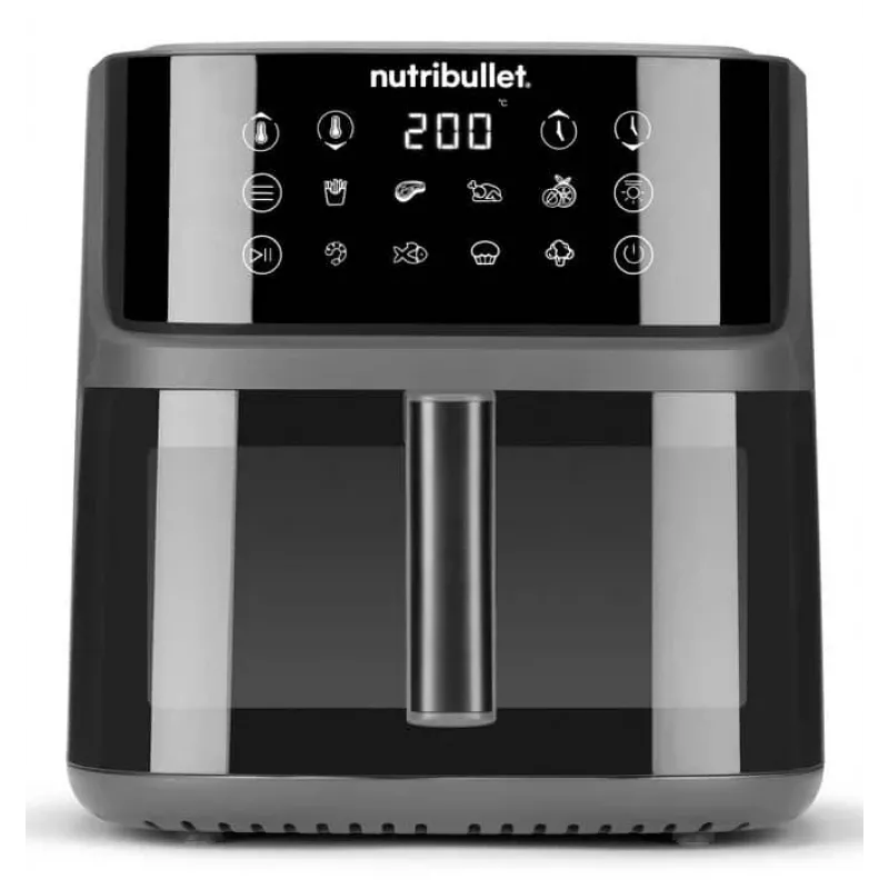 NutriBullet CrispLite Vision Single 8 L συσκευή 2000 W φριτέζα αέρα Μαύρο