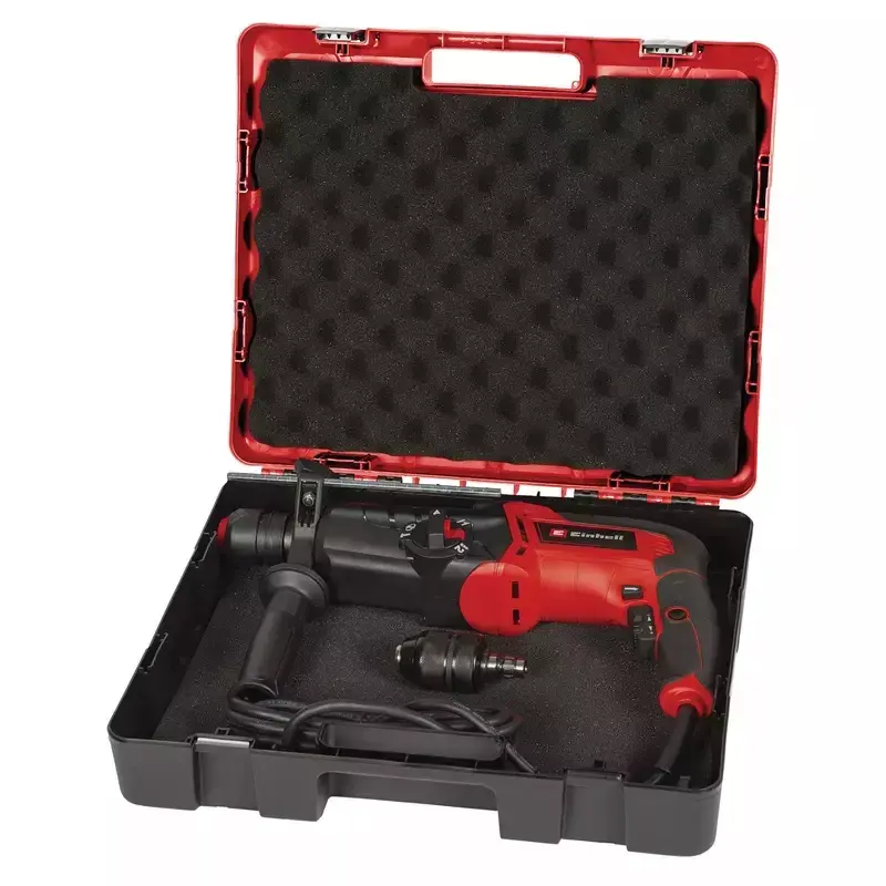 Einhell TE-RH 950 5F περιστροφικό πιστολέτο, 950 W, 3 J, SDS-plus, 2600 σ.α.λ., με βαλίτσα, μαύρο/κόκκινο