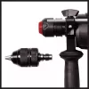 Einhell TE-RH 950 5F περιστροφικό πιστολέτο, 950 W, 3 J, SDS-plus, 2600 σ.α.λ., με βαλίτσα, μαύρο/κόκκινο