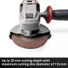 Γωνιακός τροχός Einhell Power X-Change TE-AG 18/115-2 Li - Solo 18 Volt
