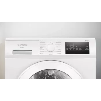 Siemens iQ300 WT45HVA4 Στεγνωτήριο ρούχων Ελεύθερο Μπροστινής φόρτωσης 8 kg Λευκό
