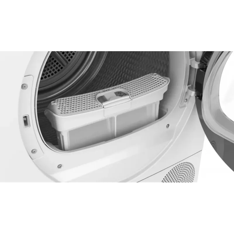 Siemens iQ300 WT45HVA4 Στεγνωτήριο ρούχων Ελεύθερο Μπροστινής φόρτωσης 8 kg Λευκό