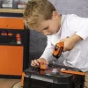 Παιδική εργαλειοθήκη Simba-Dickie Smoby Black+Decker σετ παιχνιδιού εργαλείων