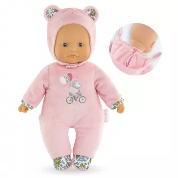 Αρκουδάκι λούτρινο Simba‑Dickie Corolle Mon Doudou Corolle Sweetheart ροζ — λούτρινη κούκλα παρηγοριάς