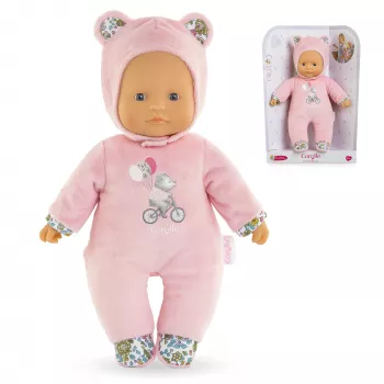 Αρκουδάκι λούτρινο Simba‑Dickie Corolle Mon Doudou Corolle Sweetheart ροζ — λούτρινη κούκλα παρηγοριάς
