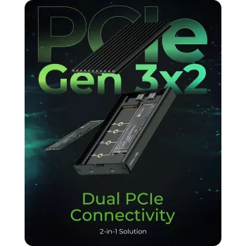 ICY BOX IB-2817M-C32 Θήκη SSD Μαύρο M.2