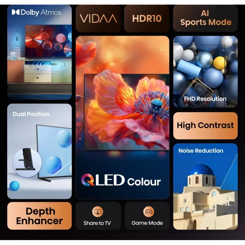 Hisense 32A5Q 81,3 cm (32 ίντσες) Full HD Smart TV WLAN μαύρο
