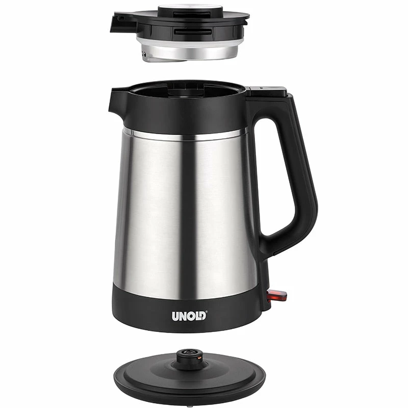 Βραστήρας Unold 18715 1,5 L 1800 W μαύρο, ανοξείδωτο ατσάλι