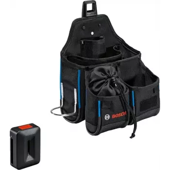 Bosch GWT 4 Professional 1600A0265T τσάντα εργαλείων, πολυεστέρας 1000D, φέρουσα ικανότητα 5 kg, μαύρη/μπλε