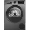 Bosch Serie 6 WQG243DR10 Στεγνωτήριο αντλίας θερμότητας Ελεύθερο Μπροστινή φόρτωση 9 kg Γκρι