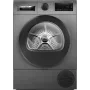 Bosch Serie 6 WQG243DR10 Στεγνωτήριο αντλίας θερμότητας Ελεύθερο Μπροστινή φόρτωση 9 kg Γκρι