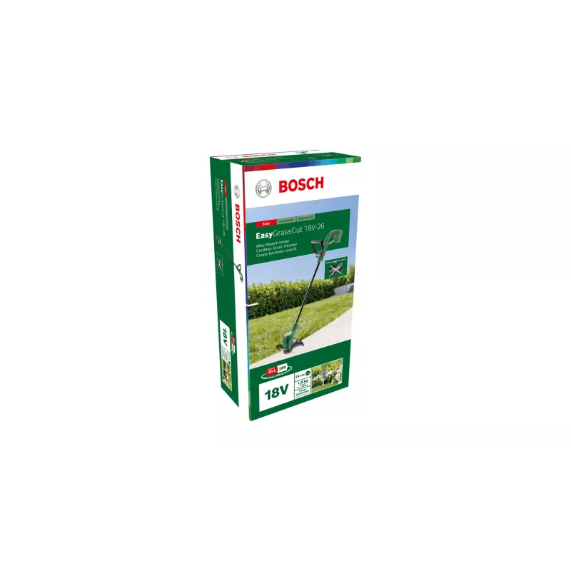 Bosch EasyGrassCut 18V-26 26 cm Μπαταρία Μαύρο, Πράσινο
