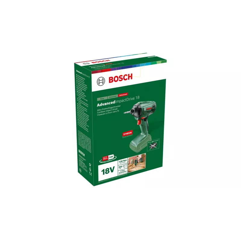 Bosch AdvancedImpactDrive 18 2600 U/min Μαύρο, Πράσινο