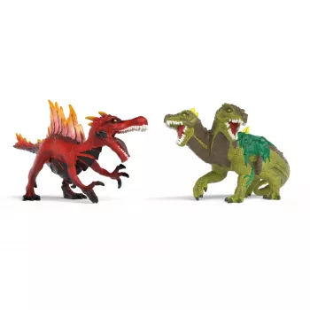 Σετ φιγούρων Schleich Eldrador Creatures Πυρίτινος δεινόσαυρος vs. Σαύρα ζούγκλας, Μοντέλο 70834