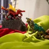 Σετ φιγούρων Schleich Eldrador Creatures Πυρίτινος δεινόσαυρος vs. Σαύρα ζούγκλας, Μοντέλο 70834