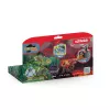 Σετ φιγούρων Schleich Eldrador Creatures Πυρίτινος δεινόσαυρος vs. Σαύρα ζούγκλας, Μοντέλο 70834