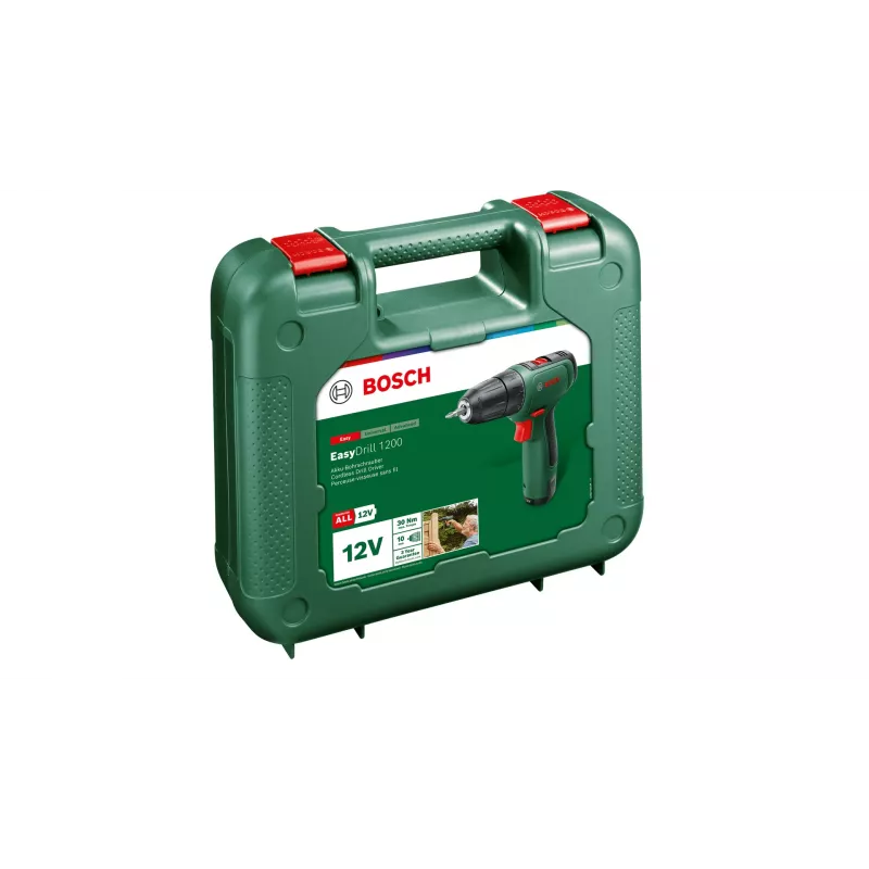 Bosch EasyDrill 1200 1500 RPM Keyless 940 g Μαύρο, Πράσινο