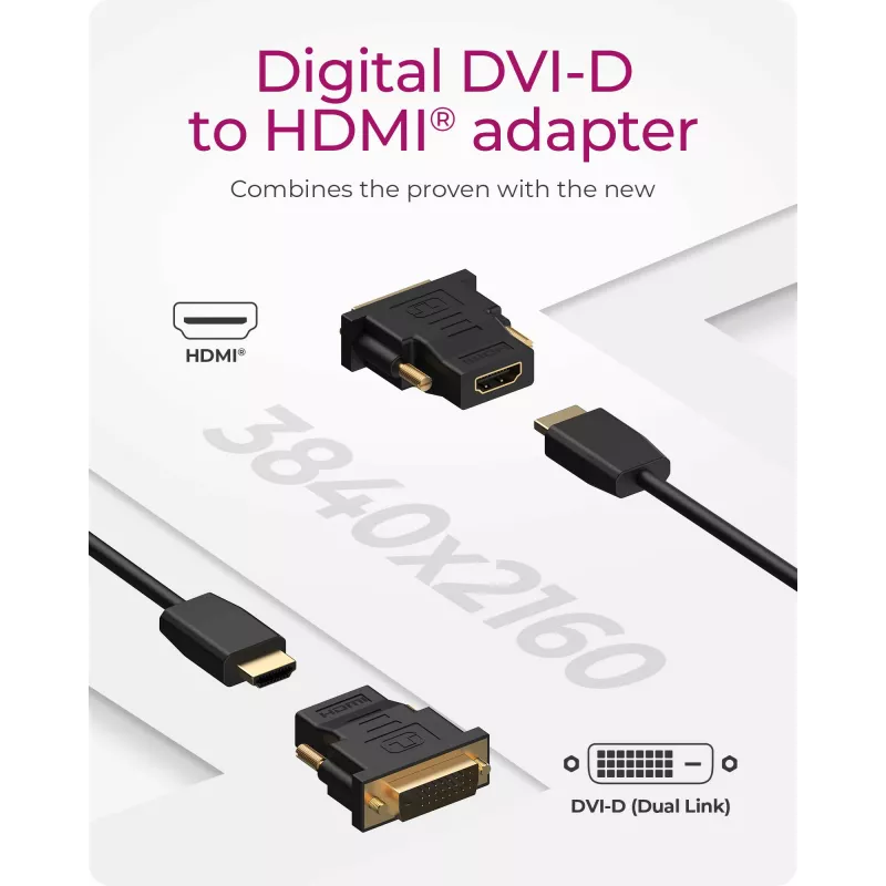 ICY BOX IB-AC552 DVI-D HDMI τύπου A (Standard)