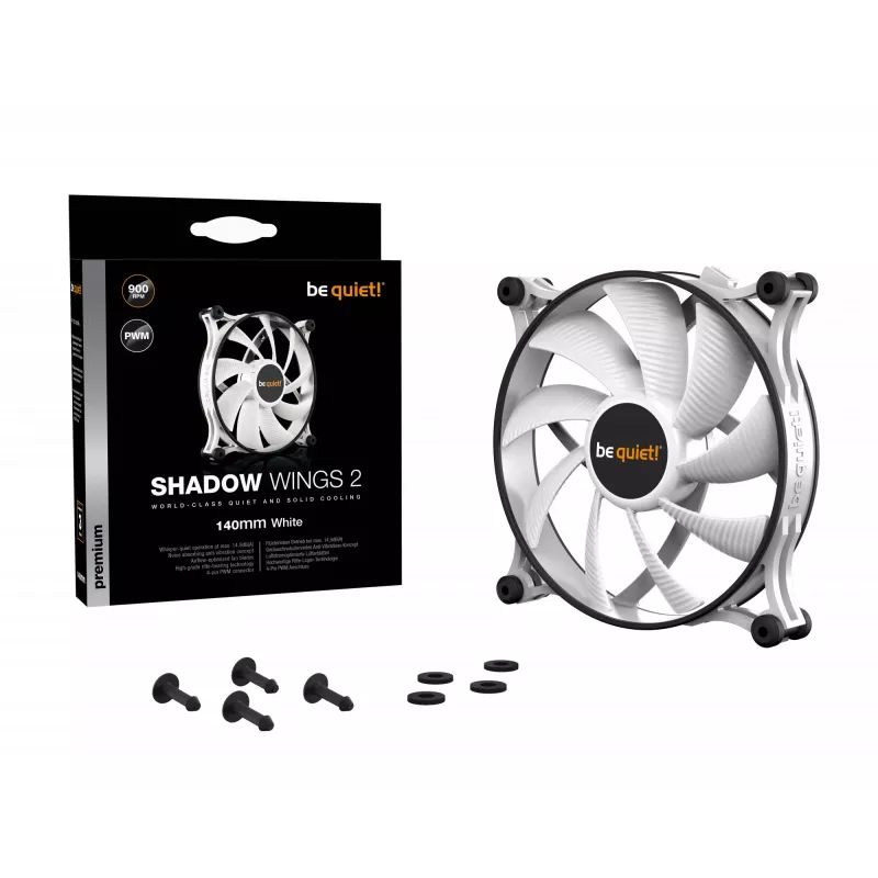 be quiet! Shadow Wings 2 140mm PWM λευκό