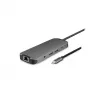 Chieftec DSC-901 σταθμός σύνδεσης USB-C, USB 3.2 Gen 1, HDMI, Gigabit LAN, 2x USB-A, 2x USB-C, τιτανίου