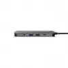Chieftec DSC-901 σταθμός σύνδεσης USB-C, USB 3.2 Gen 1, HDMI, Gigabit LAN, 2x USB-A, 2x USB-C, τιτανίου