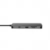 Chieftec DSC-901 σταθμός σύνδεσης USB-C, USB 3.2 Gen 1, HDMI, Gigabit LAN, 2x USB-A, 2x USB-C, τιτανίου
