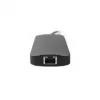 Chieftec DSC-901 σταθμός σύνδεσης USB-C, USB 3.2 Gen 1, HDMI, Gigabit LAN, 2x USB-A, 2x USB-C, τιτανίου