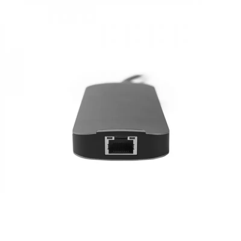 Chieftec DSC-901 σταθμός σύνδεσης USB-C, USB 3.2 Gen 1, HDMI, Gigabit LAN, 2x USB-A, 2x USB-C, τιτανίου
