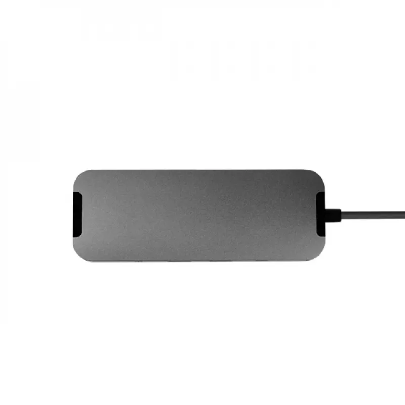 Chieftec DSC-901 σταθμός σύνδεσης USB-C, USB 3.2 Gen 1, HDMI, Gigabit LAN, 2x USB-A, 2x USB-C, τιτανίου