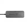 Chieftec DSC-901 σταθμός σύνδεσης USB-C, USB 3.2 Gen 1, HDMI, Gigabit LAN, 2x USB-A, 2x USB-C, τιτανίου