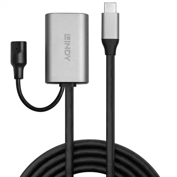 Lindy 5m USB 3.2 Gen 1 C/A Active Extension, 5 m, USB C, USB A, USB 3.2 Gen 1 (3.1 Gen 1), Ασημί