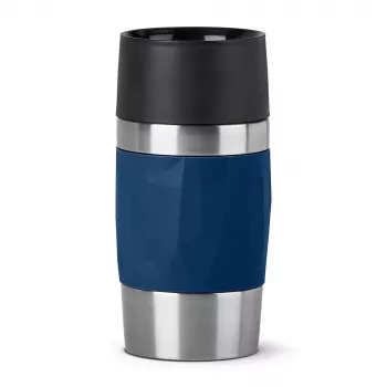 EMSA Travel Mug Compact 300 ml Μπλε, Ανοξείδωτο ατσάλι