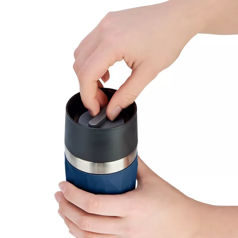 EMSA Travel Mug Compact 300 ml Μπλε, Ανοξείδωτο ατσάλι