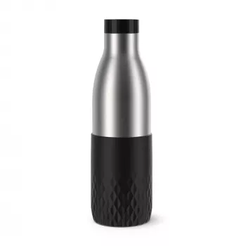 EMSA Bludrop Sleeve N3111100 Παγούρι Καθημερινή χρήση 700 ml Ανοξείδωτο ατσάλι Μαύρο, Ανοξείδωτο ατσάλι