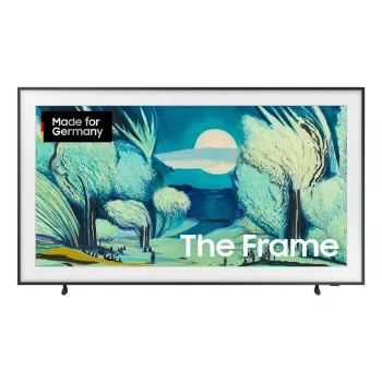 Samsung The Frame GQ55LS03FAUXZG έξυπνη τηλεόραση QLED 4K UHD 55 ιντσών (139,7 cm), Art Mode, 100 Hz, HDR10+, Wi-Fi, Bluetooth, One Connect Box, μαύρη