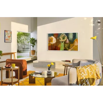Samsung The Frame GQ55LS03FAUXZG έξυπνη τηλεόραση QLED 4K UHD 55 ιντσών (139,7 cm), Art Mode, 100 Hz, HDR10+, Wi-Fi, Bluetooth, One Connect Box, μαύρη