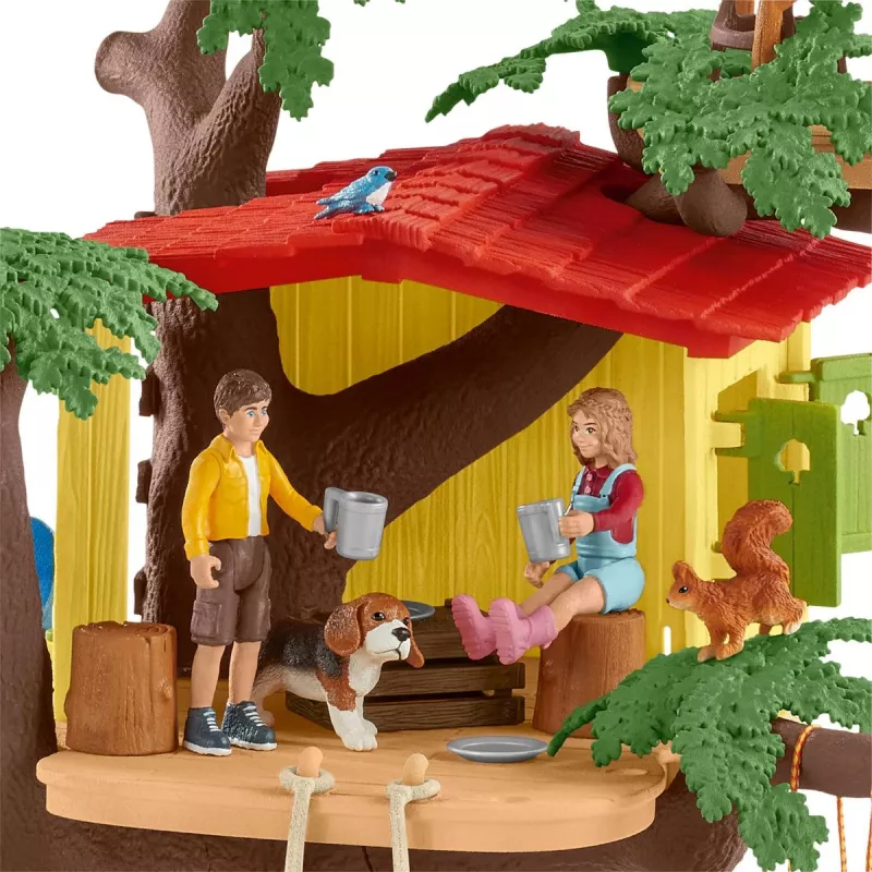 Σετ παιχνιδιού Schleich FARM WORLD Abenteuer-Baumhaus