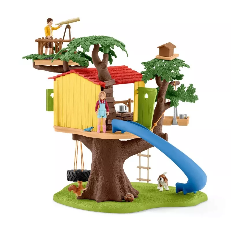 Σετ παιχνιδιού Schleich FARM WORLD Abenteuer-Baumhaus