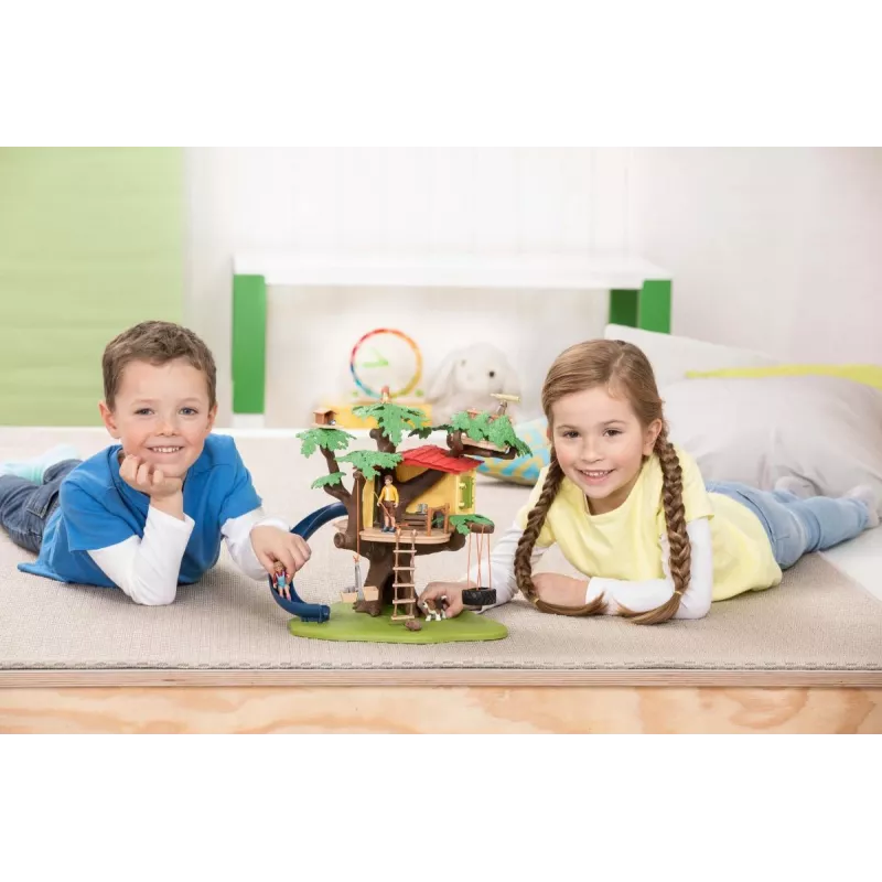Σετ παιχνιδιού Schleich FARM WORLD Abenteuer-Baumhaus
