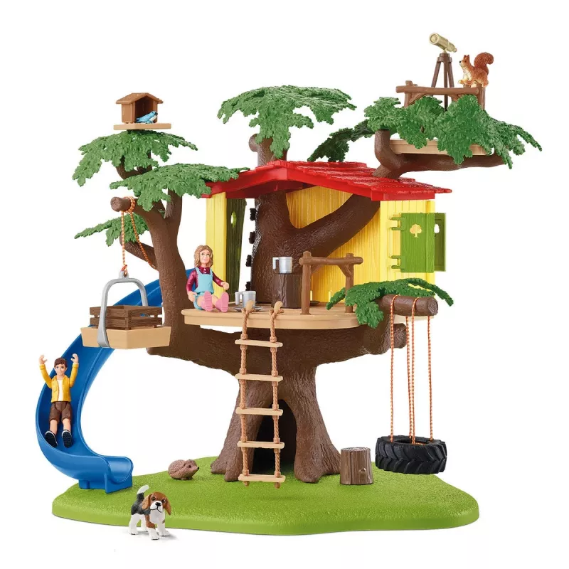 Σετ παιχνιδιού Schleich FARM WORLD Abenteuer-Baumhaus