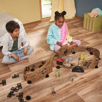 VTech Car-Board Racers 563904, 5 έτη, απαιτούνται μπαταρίες, AA, χαρτόνι, καουτσούκ, πολύχρωμο