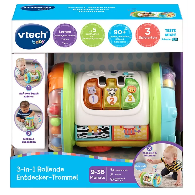 VTech Baby 562604, 0,75 έτη, απαιτούνται μπαταρίες, AAA, πολύχρωμο